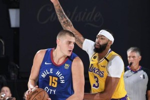  约基奇统治内线掘金豪取五连胜