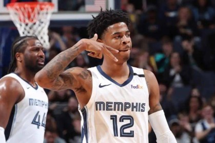  灰熊莫兰特闪电突破撕裂湖人防守