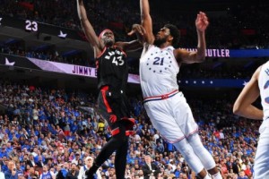  恩比德统治攻防两端76人轻取魔术