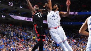  恩比德统治攻防两端76人轻取魔术